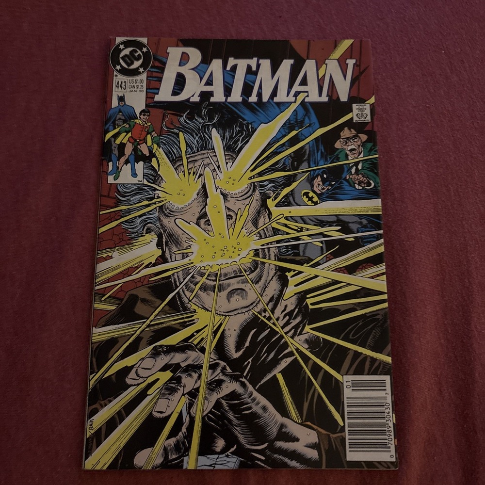 Batman Comic 443 January 1990 DC Universe Copper Age Near Mint-